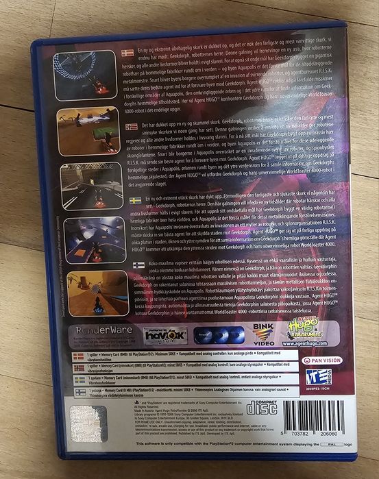 Agent Hugo Roborumble Gra ps2