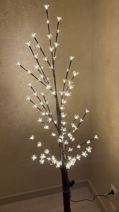 Світлодіодне дерево дерево гірлянда 150 см дерево сакура нічник