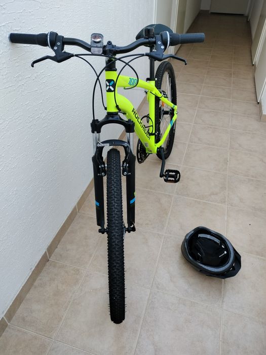 Bicicleta ROCKRIDER BTT ST 100 cor Amarela
