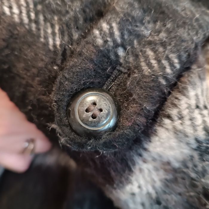 Płaszcz damski w kratę