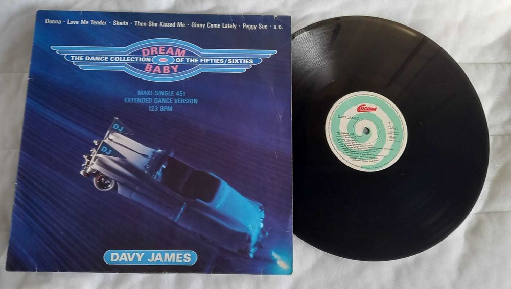 Davy James ‎– Dream Baby maxi Raro