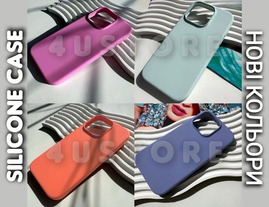 Чехол 1:1 Silicone Case Magsafe на iPhone 16 Pro Max Чохол силиконовий