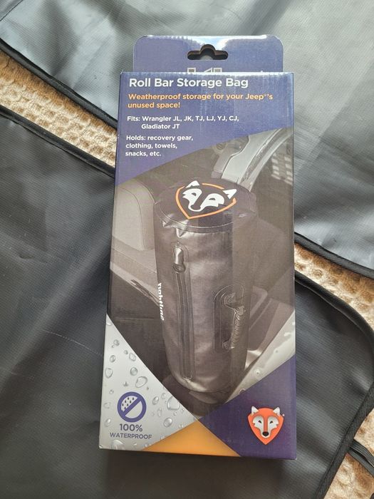 Torba Jeep Wrangler Roll Bar Storaga Bag ochraniacze na fotele