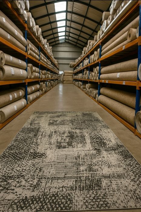 Килим безворсовий Сірий ковер Однотонний ковер Доріжка палас