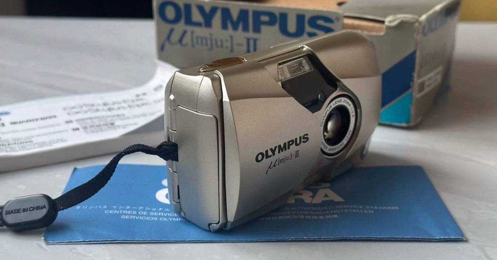 Olympus Mju II 35mm f/2.8 Câmera de Filme