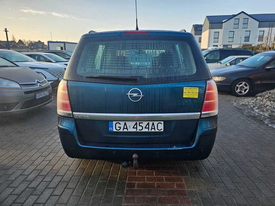 Opel Zafira 7osobowy/1.8benzyna gaz/PT do lipca/2007r/140KM/manual
