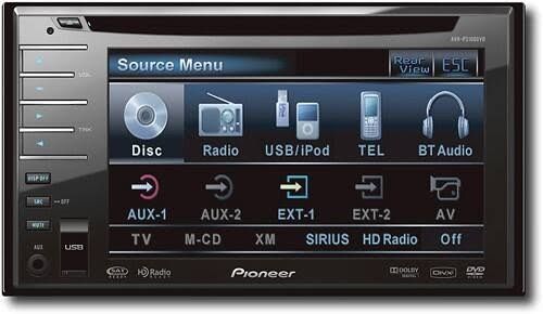 Radio samochodowe pioneer avh-p3100dvd 2din aux usb