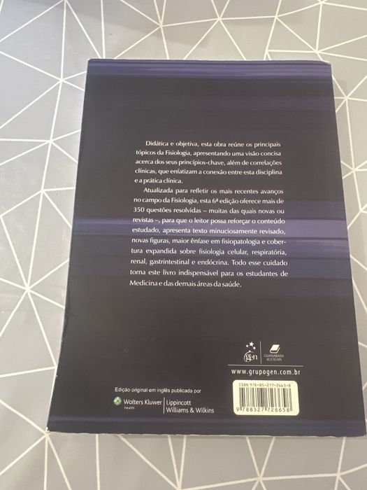 Fisiologia - Revisão e Questões Comentadas