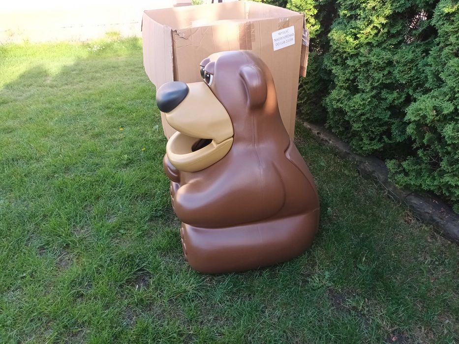 Kosz na smieci Tedy bear duży miś,  niedźwiadek