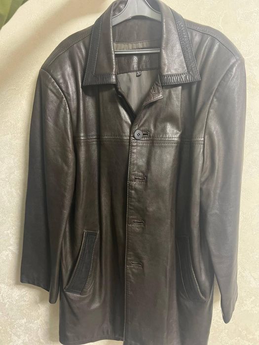 Кожаний піджак чоловічий