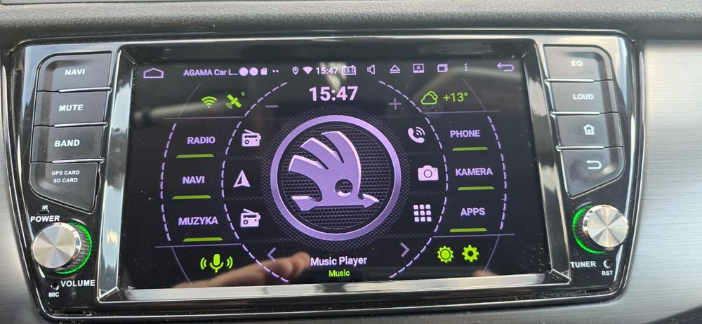 Radio samochodowe Skoda 3  Fabia Navi Wifi usb Android  SD MP3  kamera