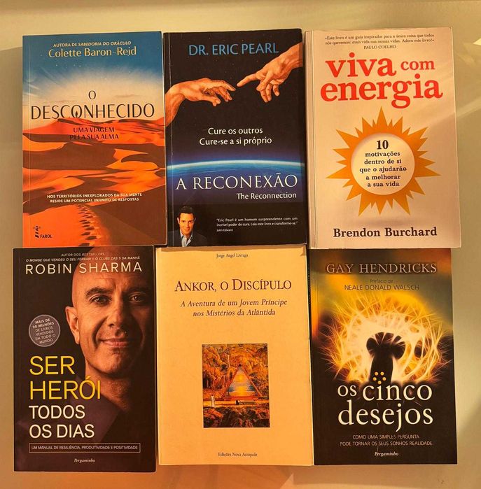 Livros de Espiritualidade, Psicologia e Desenvolvimento Pessoal , Teosofia, Auto Ajuda, Neurociência, Daniel Amen, Chopra, Damásio, Tolle .