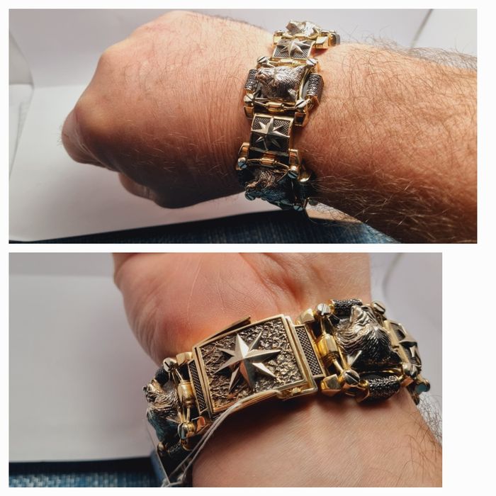 Золотой браслет с бриллиантами