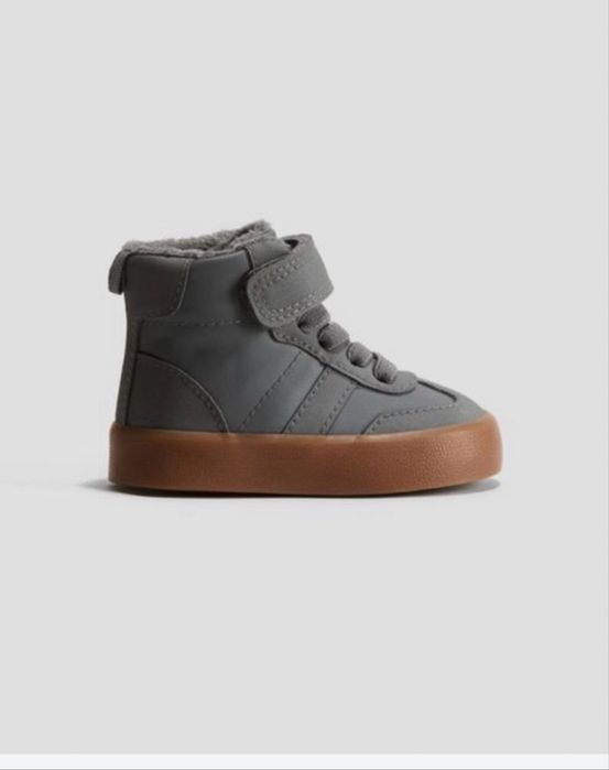 Стан ідеальний !!!Дитячі сірі черевики , хайтопи hm, 22 розмір