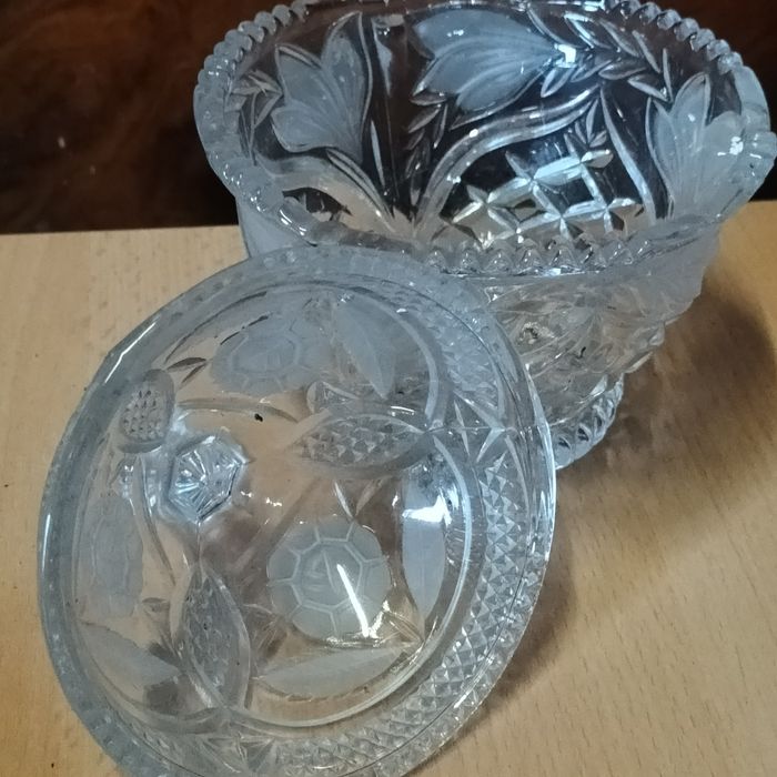 Cukiernica kryształowa vintage