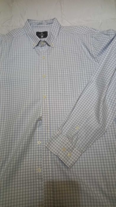 Camisa da MO xadrez azul nova