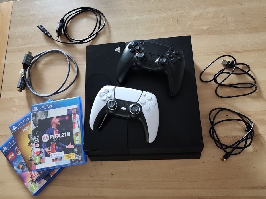 Konsola PS4 PlayStation 4 500 GB + 3 gry + 2 pady | Darmowa dostawa! |