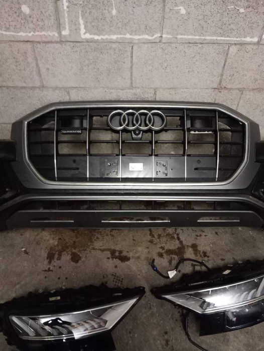 Бампер Audi Q8 Капот Ку8 Решётка Ауді Ку 8 Фары Радиаторы  Панель