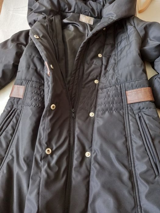 Kurtka damska ocieplana z kapturem r 40