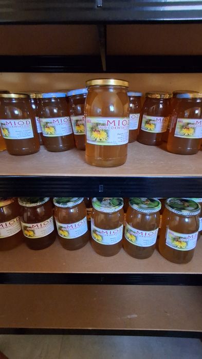 Miody z pasieki.