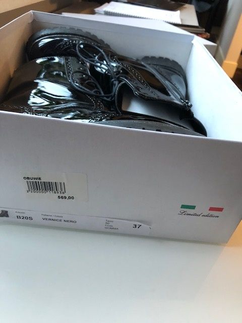 Botki sznurowane- Trapery damskie, buty wloskie
