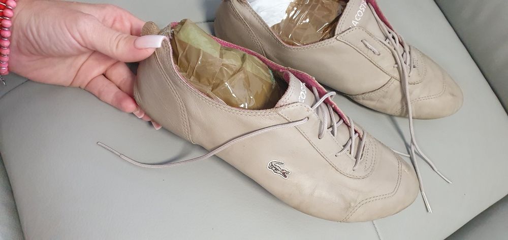 Buty ze skóry Lacoste 39.5
