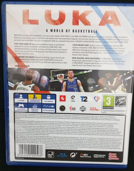 NBA 2K22 PS4 - Semi-Novo