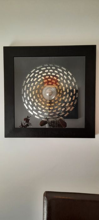 Quadro em madeira wengue