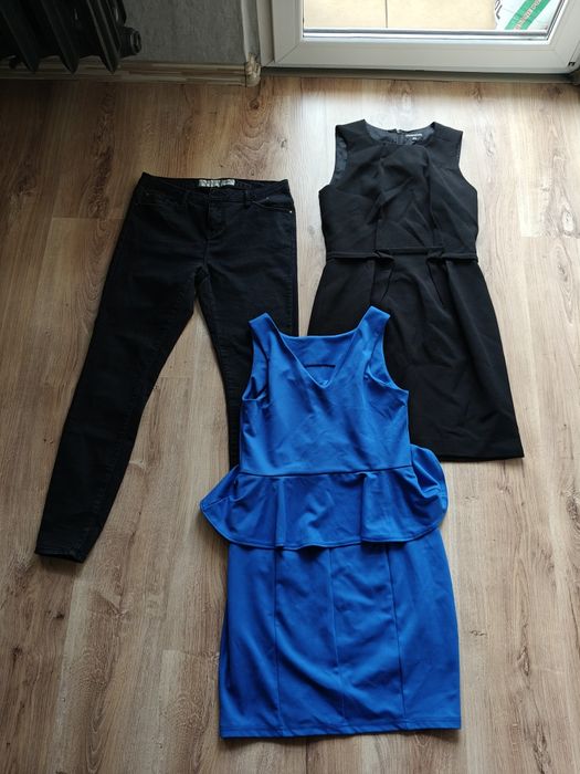 Paczka damskich ubrań. Rozmiar M-L