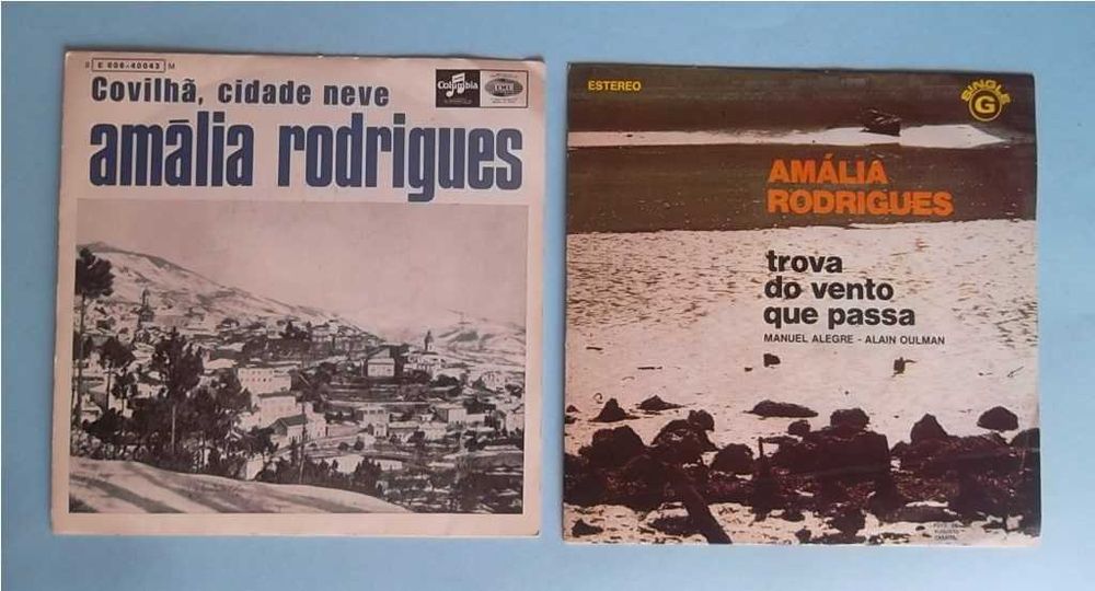 8 DISCOS VINIL SINGLES AMÁLIA, JOSÉ AFONSO, ETC