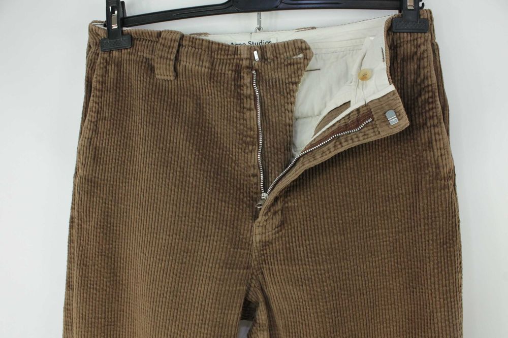 Брендові вельветові штани брюки Acne Studios Brown Corduroy 50 W34/L32