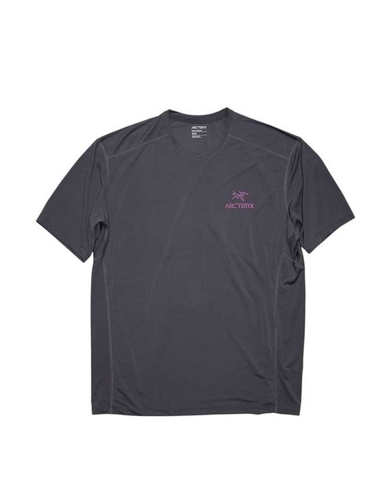 Футболка Arcteryx Motus Arcword Crew SS T-Shirt Purple Logo Black