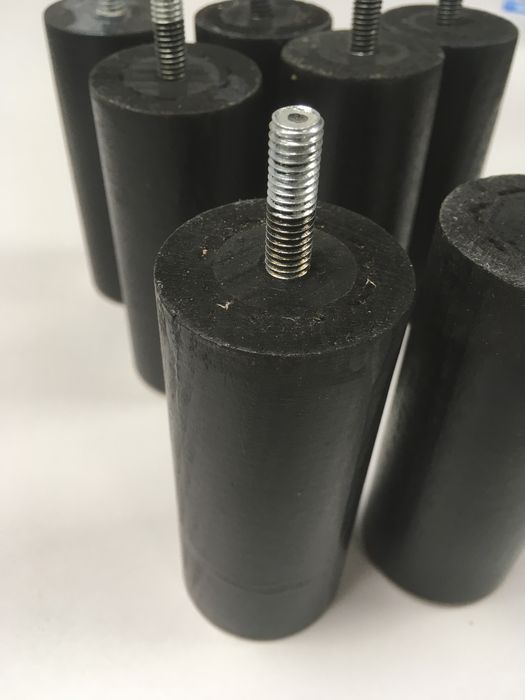 Nóżki meblowe niskie cylindryczne 8szt  fotel puf sofa itp