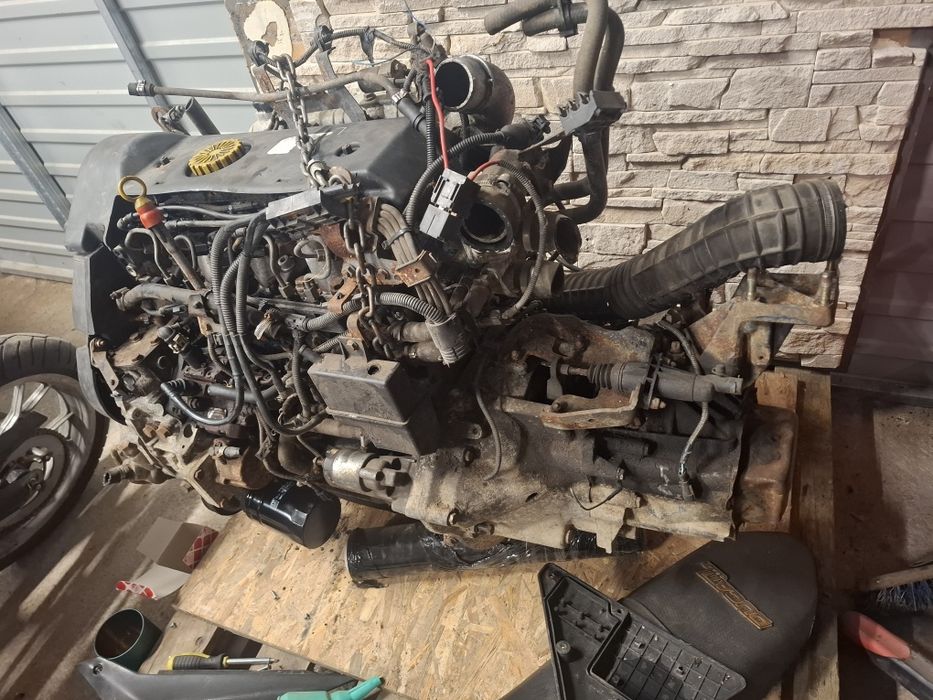Silnik+skrzynia fiat ducato 2.8 jtd  02-06   265 tys km  pompa bosch