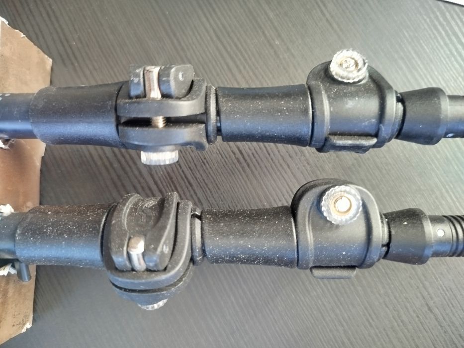 A868 Kijki trekkingowe aluminiowe czarne