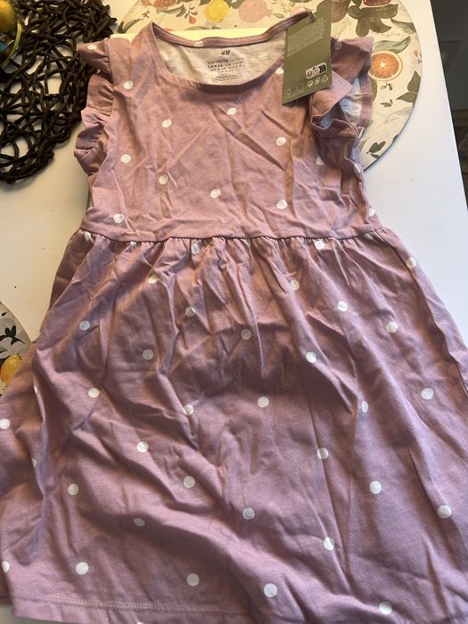Sukienka dziewczęca 110/116 H&M nowa z metka