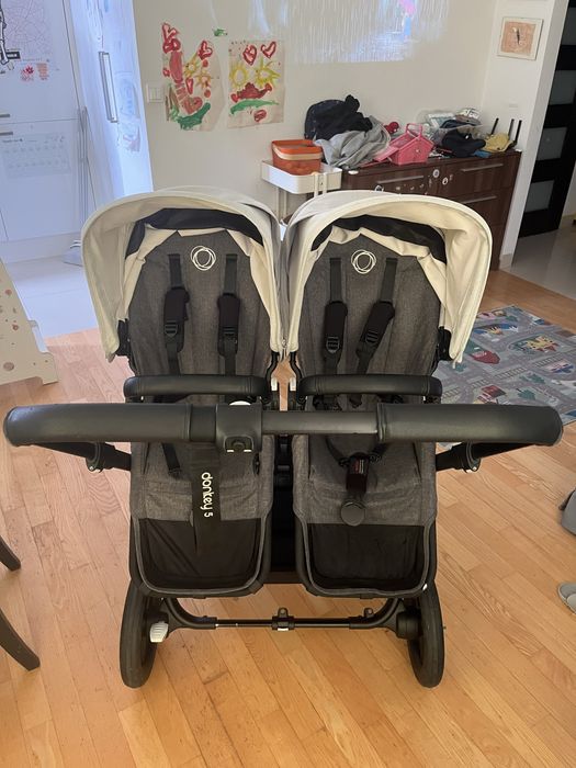 Bugaboo Donkey 5 Duo w wersji dla dwójki dzieci – bardzo dobry stan