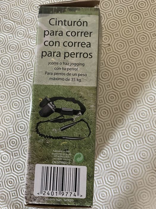 Trela mãos-livres com cinturão para cão