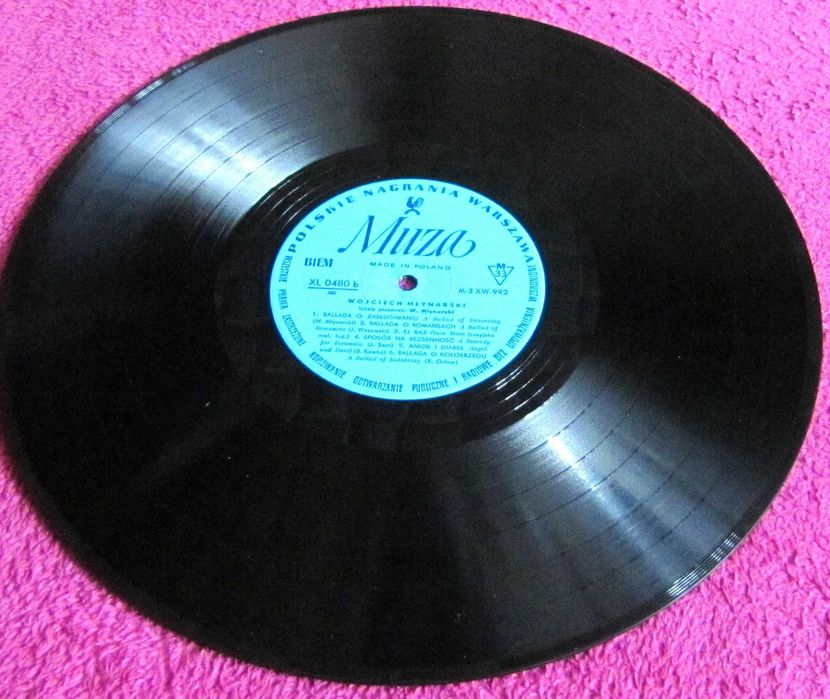 Wojciech Młynarski ~ płyta winyl ~ XL 0480