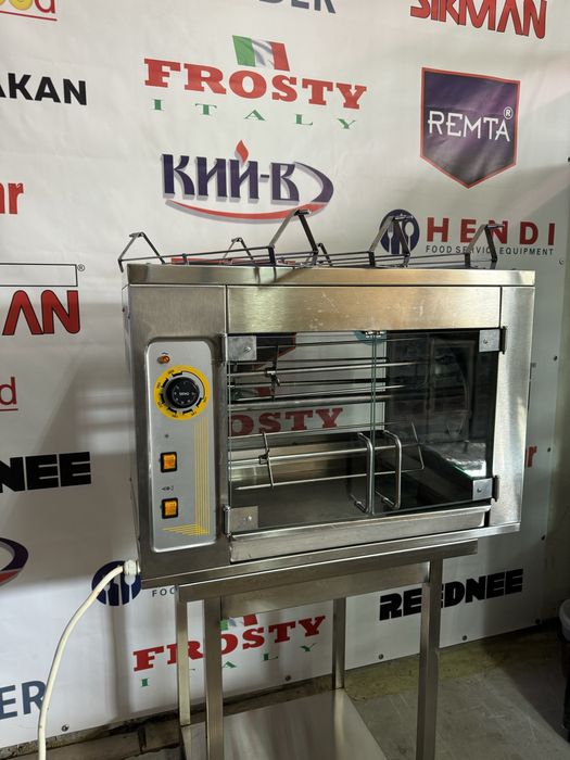 Гриль Для Кур Карусельний І Шампурний На 6 Курей!