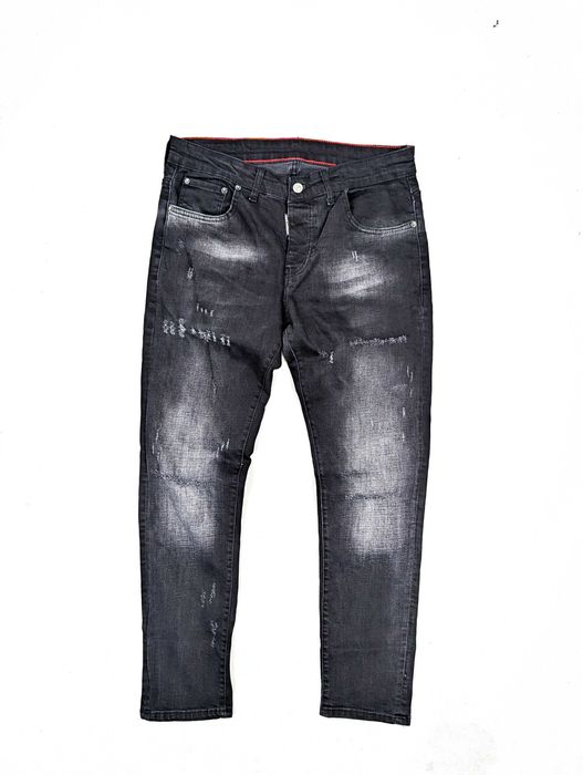 Dsquared2 czarne spodnie jeansowe jeansy M
