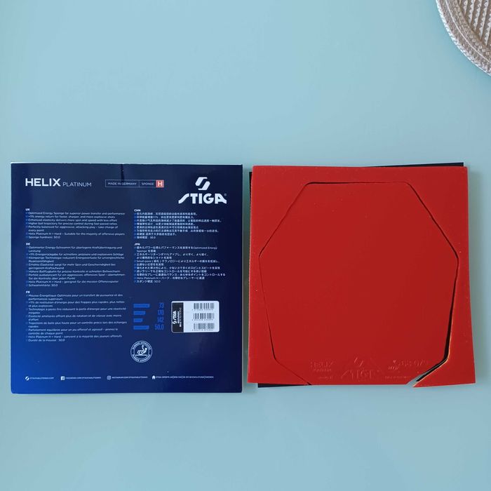 Stiga Helix Platinum H, 2.2 mm x 2- stan idealny. Stiga Cybershape.