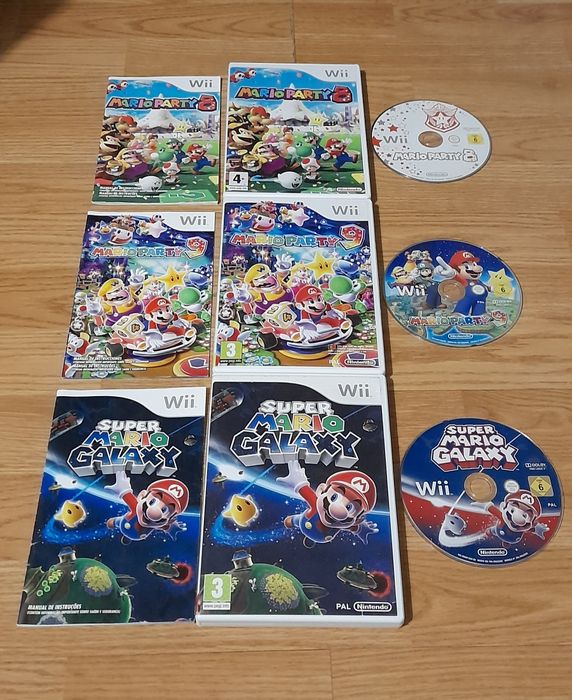 Jogos Originais Wii Just Dance/Super Mario/Sonic - Nintendo Wii/Wii U