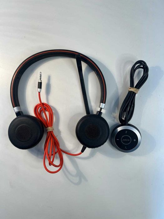 Jabra Evolve 40 MS Duo | Stan idealny | USB + Jack 3.5mm
