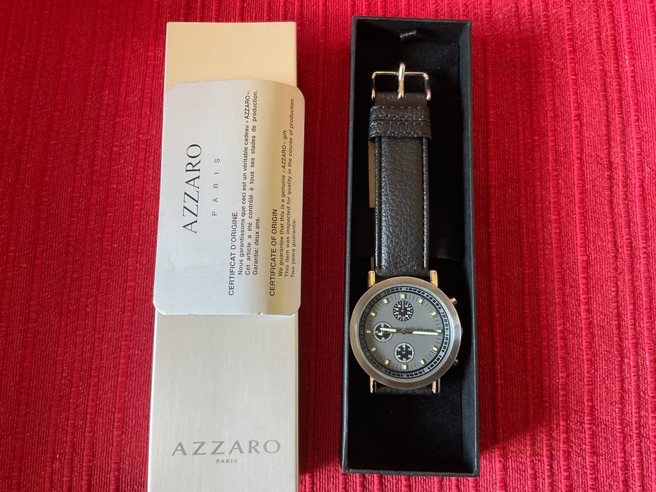 Máquina café filtro, abre latas, relógios Timex, Azzaro