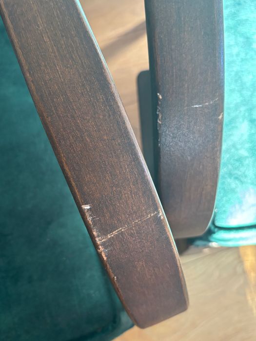 Dwa fotele art deco po renowacji