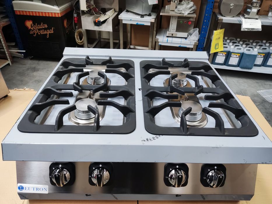 Fogão Industrial 4 Bocas de bancada- NOVO