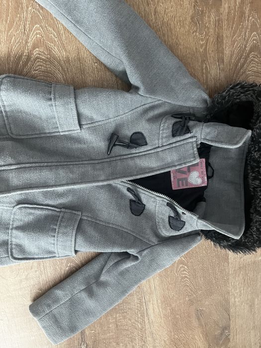 Płaszcz dziewczęcy rozmiar 110