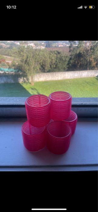 Rolos de cabelo blowout