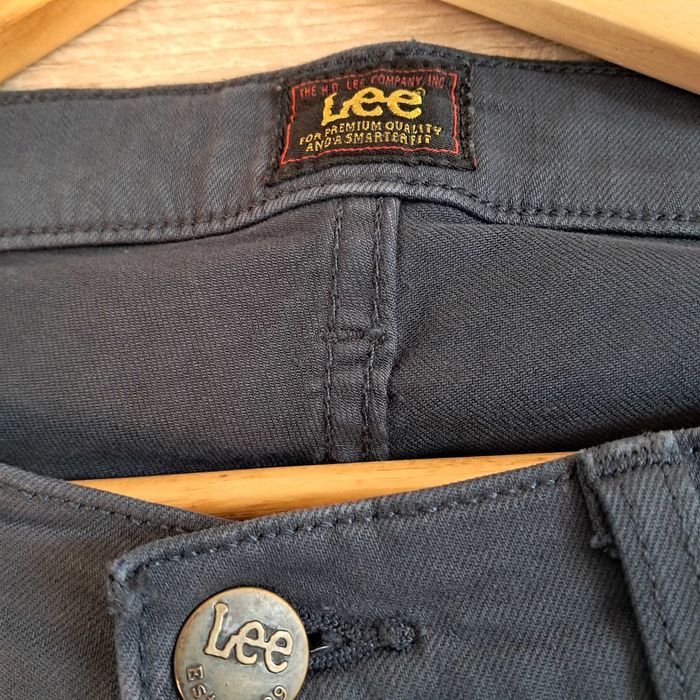 Granatowe jeansy Lee 32/30